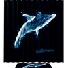 Dolphin Shower Curtain - Waterproof and Starlight Theme 