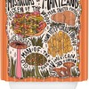 Doodle by Meg Mushrooms Print Shower Curtain of Maryland Nature