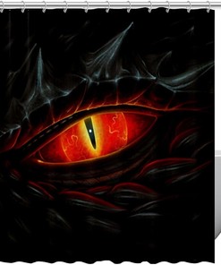 Dragon'S Eye Shower Curtain, Beautiful And Mystical For Your Bathroom