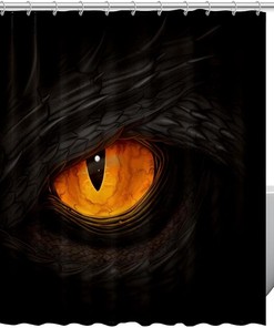 Dragon'S Eye Shower Curtain, Elegant And Trendy For Your Bathroom