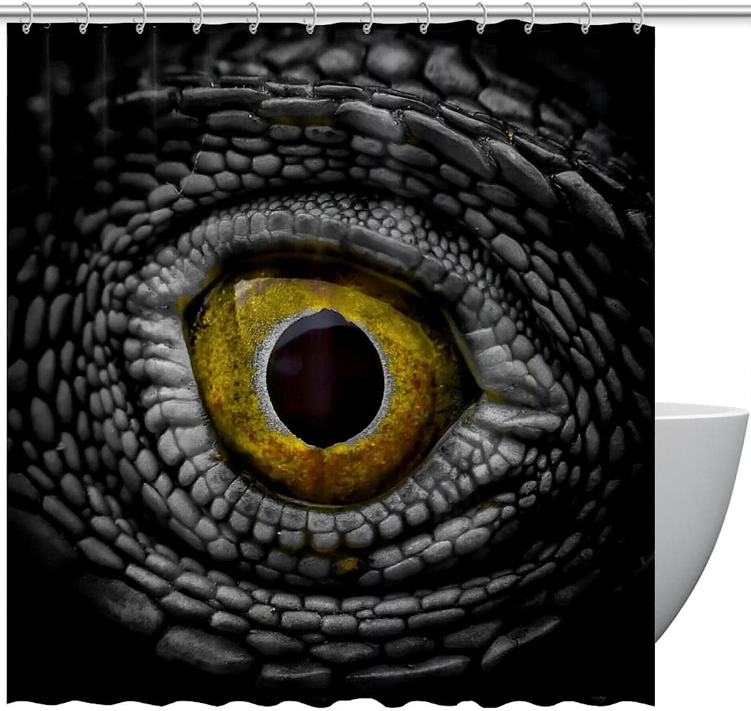 Dragon'S Eye Shower Curtain, Unique And Chic For Your Bathroom
