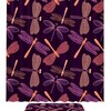 Dragonfly Shower Curtain, Microfiber Bathroom Accents Fabric Machine Washable