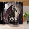 Dragons And Dungeons Anime Shower Curtain For A Cool Bath Decorr