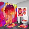Dream African American Woman Shower Curtain For Your Empowering Bathroom
