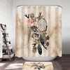Dream Catcher Native American Shower Curtain - Feather Bathroom Decor