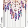 Dreamcatcher Feathers Shower Curtain Native American Design