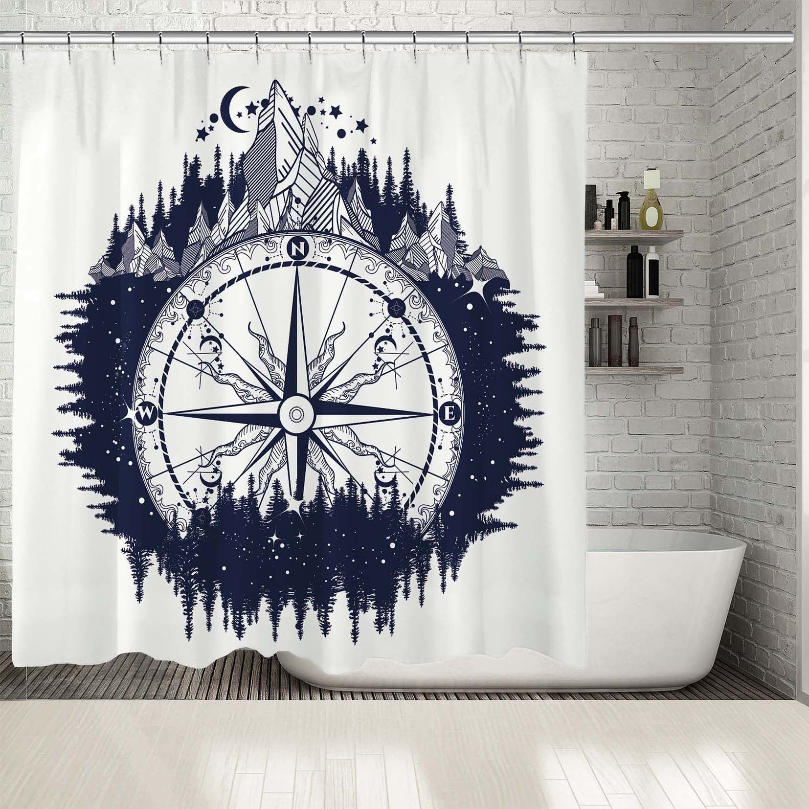 Dreamy Moon Shower Curtain for Relaxing Bathroom Decor