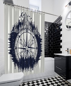 Dreamy Moon Shower Curtain for Relaxing Bathroom Decor