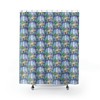 Dreamy Mushroom Shower Curtain, Mystical Bathroom Decor 
