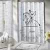 Dressage Horse Shower Curtain - Equestrian Bathroom Decor - Custom Color 