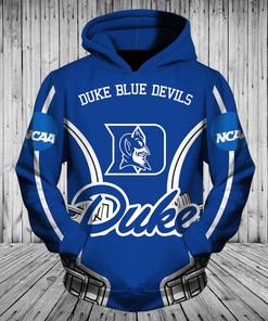 Duke Blue Devils Helmets 3D All Over Print Hoodie For Fans