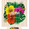 Durable And Stylish Fabric Hawaiian Aloha Shower Curtain Liner