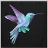 Durable And Washable Flying Hummingbird Shower Curtain Fabric - Elegant And Decorative Curtain For Your Bathroom