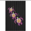 Durable Washable Hawaii Honu Sea Turtles Modern Shower Curtain