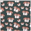 Durable and Waterproof Porcini Mushroom Bathroom Shower Curtain 