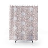 Dusty Rose Floral William Morris Shower Curtain - Vintage Bathroom Accessory