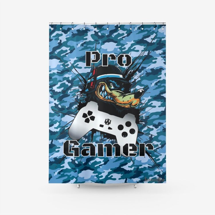 Dynamite Pro Gamer Assassin Wear Shower Curtain For Bathroom