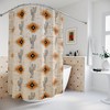 Earth Tone Aztec Print Shower Curtain for Bathroom Decor