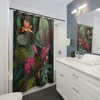 Earth Tones: Tropical Rainforest Shower Curtain for Natural Bathroom Decor