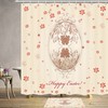 Easter Bouquet Shower Curtain For A Elegant Bathroom Decor, Beautiful Bathroom Accessories