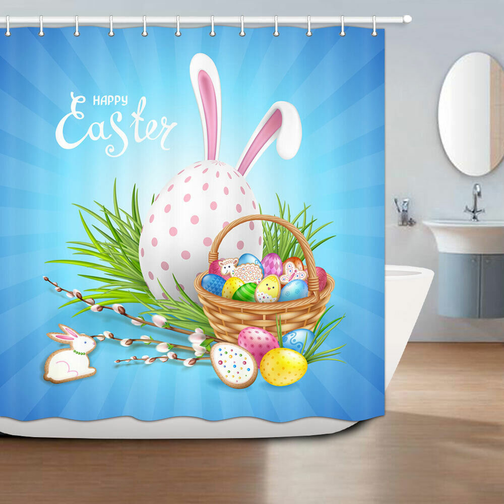 Easter Brunch Shower Curtain For A Casual Bathroom Decor, Relaxed Bathroom Accessories - Image 2