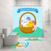 Easter Bunny Eggs Shower Curtain - Festive And Cute Prints