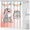 Easter Bunny Eggs Shower Curtain - Spring Nature Decor For Bathroom