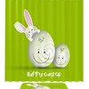Easter Bunny Eggs Waterproof Shower Curtain For An Easter Celebration