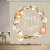 Easter Bunny Family Shower Curtain For A Playful Bathroom Decor, Cute Bathroom Accessories