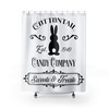 Easter Bunny Farmhouse Shower Curtain - Cute Farm Life Shower Curtain For Spring