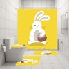 Easter Bunny Flowers Shower Curtain - Festive And Cute Prints