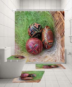 Easter Bunny Spring Shower Curtain - Festive And Cute Prints