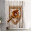 Easter Cute Sloth Shower Curtain For Wildlife And Nature Bathroom Decor