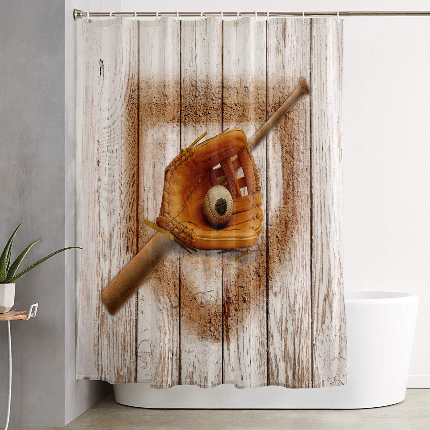 Easter Cute Sloth Shower Curtain For Wildlife And Nature Bathroom Decor