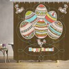 Easter Egg Hunt Shower Curtain For Spring Bathroom Decor