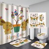 Easter Eggs And Wishes Shower Curtain - Spring Bathroom Decor