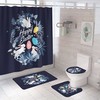 Easter Eggs and Rabbit Shower Curtain - Spring Bathroom Decor