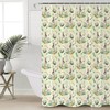 Easter Farmhouse Rabbit Eggs Floral Pattern Shower Curtain for Bathroom Decor