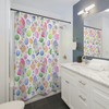 Easter Gnomes And Pastel Eggs Shower Curtain For Bathroom Decor