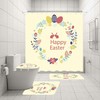Easter Pastels Shower Curtain For A Soft Bathroom Decor, Angelic Bathroom Accessories