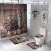 Easter Rabbit And Egg Shower Curtain 