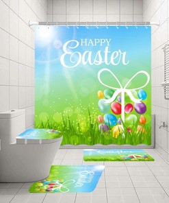 Easter Rabbit Spring Shower Curtain - Festive And Cute Prints