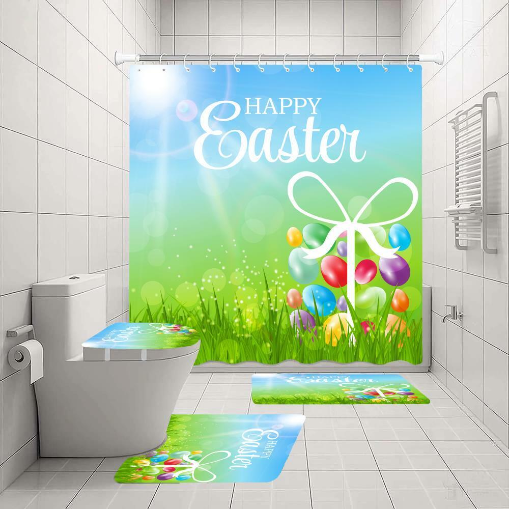 Easter Rabbit Spring Shower Curtain - Festive And Cute Prints