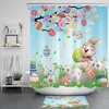 Easter Shower Curtain For A Festive And Playful Bathroom