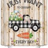 Easter Shower Curtain For Bathroom With Festive Bathroom Decor,