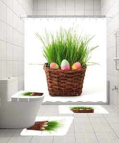 Easter Spring Rabbit Shower Curtain - Festive And Cute Prints