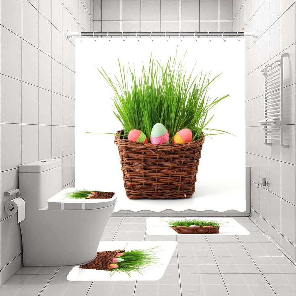 Easter Spring Rabbit Shower Curtain - Festive And Cute Prints