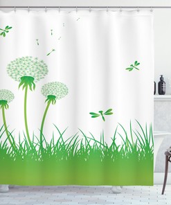 Ecology Greenland Dragonfly Shower Curtain For Nature Enthusiasts