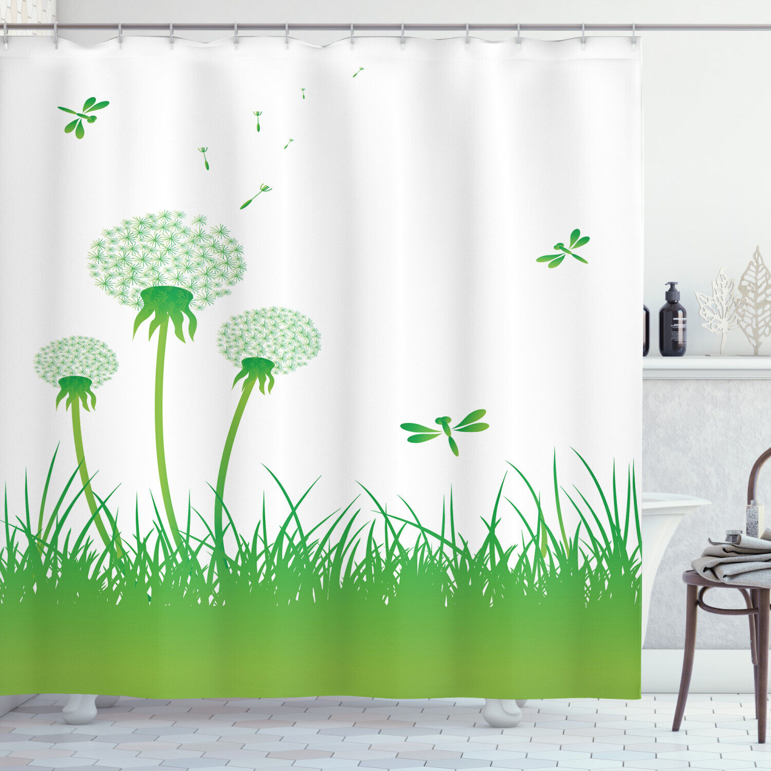 Ecology Greenland Dragonfly Shower Curtain For Nature Enthusiasts
