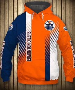 Edmonton Oilers Cute Design All Over Print 3D Pullover Hoodie